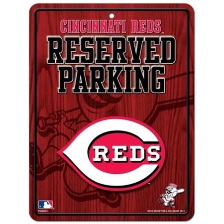 RICO INDUSTRIES Cincinnati Reds Sign Metal Parking 9474655023